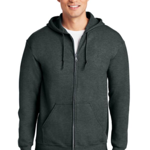 18600 	Heavy Blend™ Full Zip Hooded Sweatshirt Thumbnail