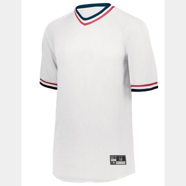 YOUTH RETRO V-NECK BASEBALL JERSEY Thumbnail